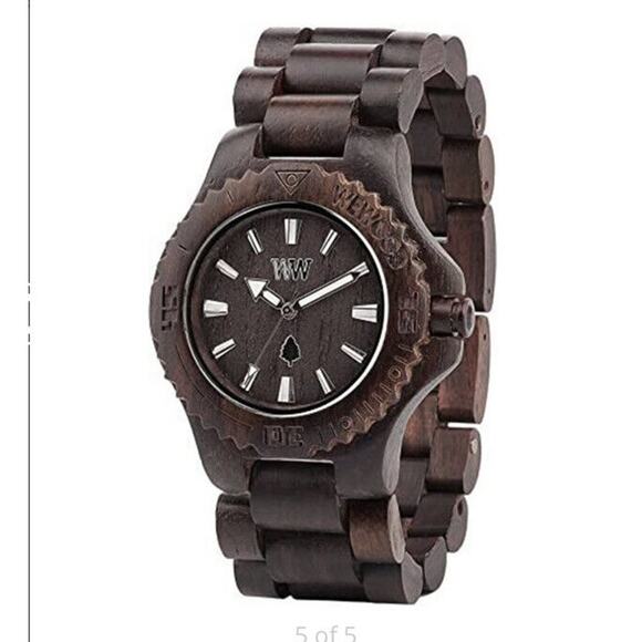 WeWood Date Brown Wooden Wood We Wood Watch WristwatchBrand New In Box - Picture 1 of 7